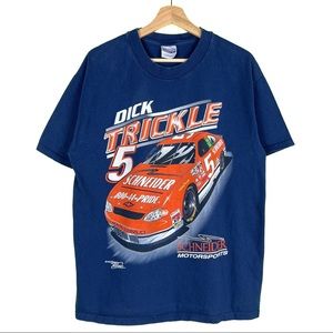 Vintage Mens Early 2000s Trickle Racing Shirt!